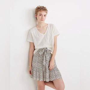 Madewell Textured V-Neck Setlist Boxy Top